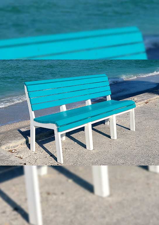 Island Time Outdoor Furniture Sunrise Bench